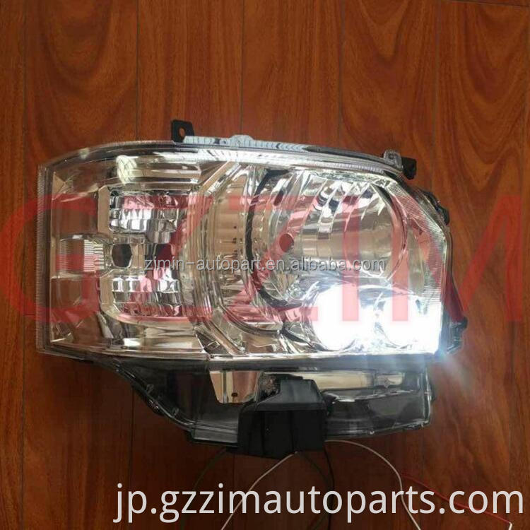 Replacement ABS Plastic Head Lamp Refit HID Head Lamp For Hiace 2014